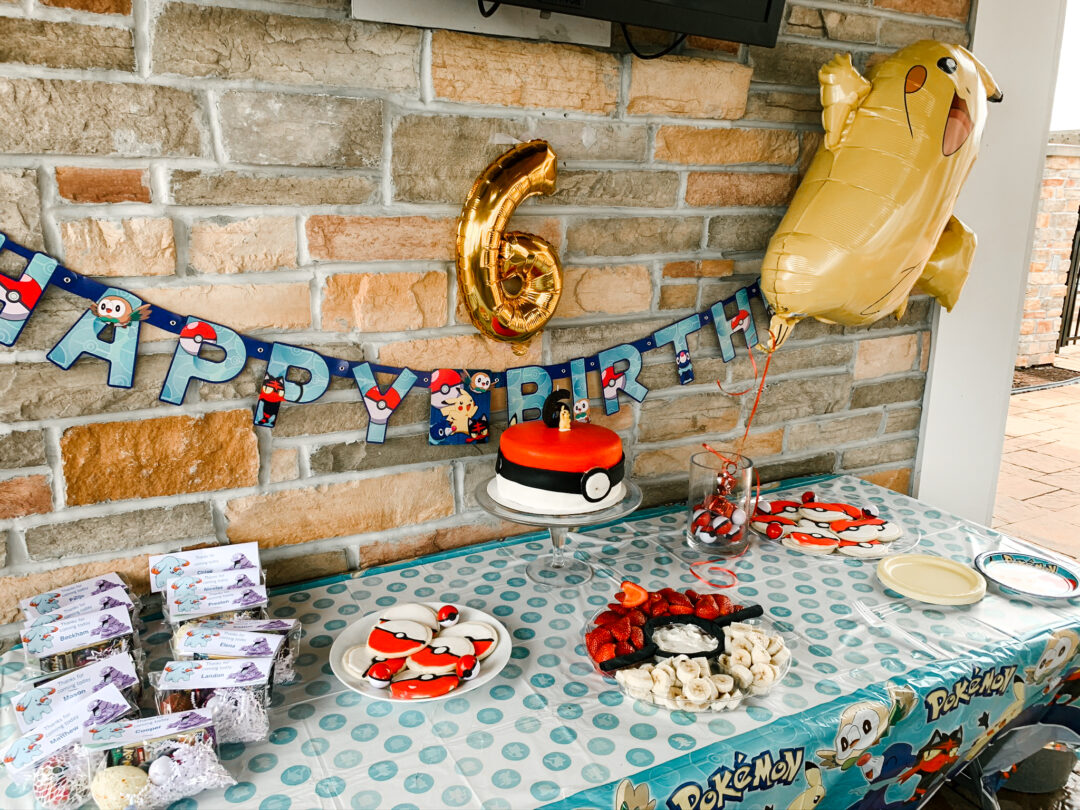 Pokeball Pinata, Pokemon Party Table Decor, Cake Table Decor