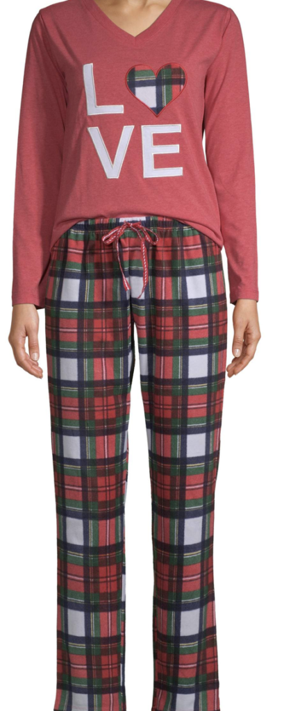 Walmart family pajamas 