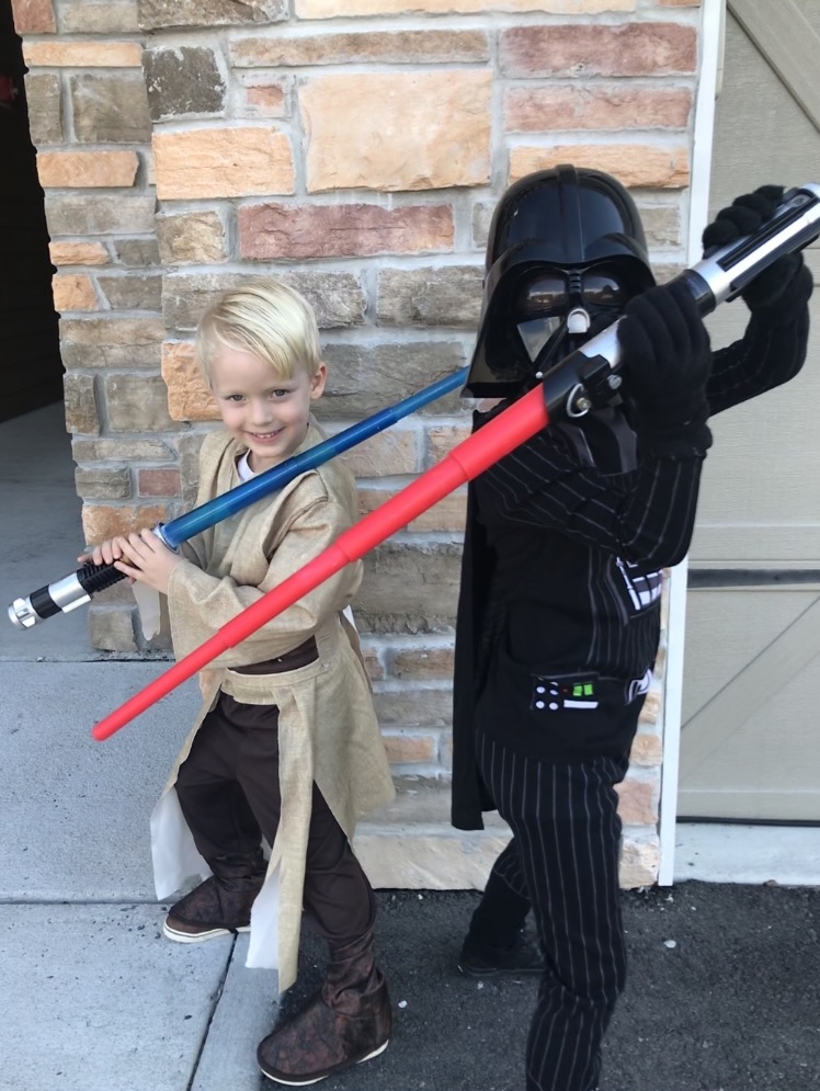 Luke and Darth costume idea