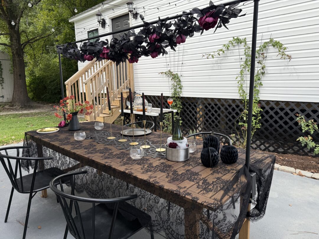 romantic spooky halloween decor - macabre